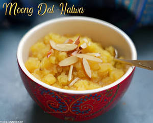 Moong Daal Halwa (plate)