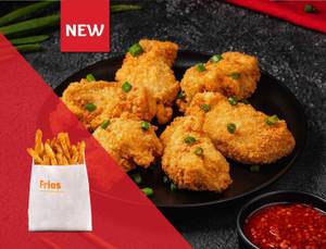 Choice of Kurkure Momos + French Fries