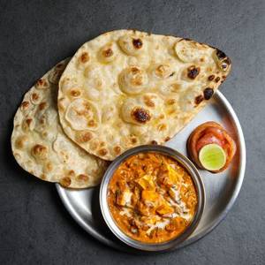 Kadhai Paneer, Naan