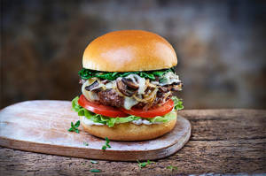 Mushroom Patty Burger