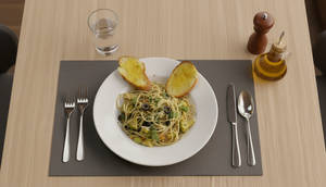 Spaghetti Aglio E Olio Veg