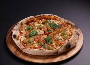 Cajun Prawn and Calamari pizza