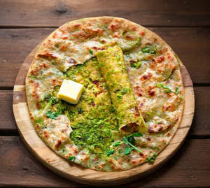 Green Peas Paratha