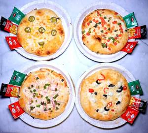 Double Topping Pizza Combo [ 7'' Inches]                                                       