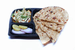 Veg Jaipuri +Tandoor Roti 2 / 1 Butter Naan +  Salad