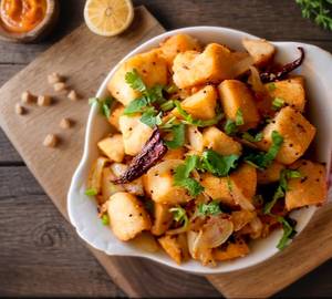 Idli fry sambhar [4 piecse]