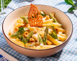 Grilled Zucchini, Asparagus, Toasted Walnut, Creamy Cheese S