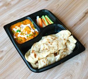 Porotta + Paneer Butter Masala + Includes Boiled Veg