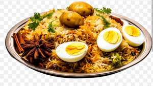 Egg Hyderabadi Dum Biryani