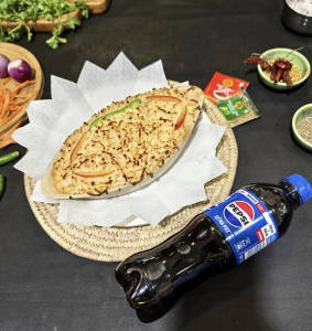Tagliatelle Spaghetti Pasta with Pepsi Bottle [250Ml]