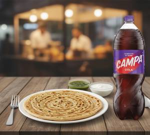 2 Plain Butter Paratha+ cold drink                                                