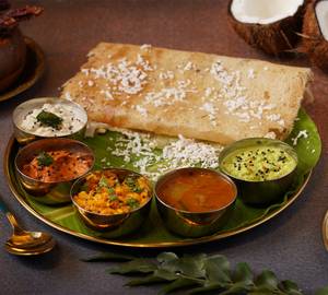 Coconut Rava Dosai [Paneer]