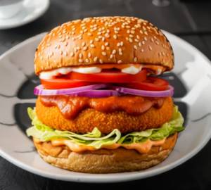 Schezwan Cheese Burger