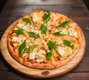 Paneer & capsioum pizza