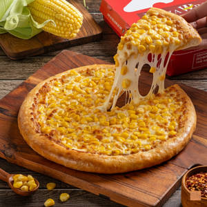 Cheese And Corn Classic Cheese Burst Pizza
