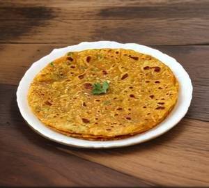 2 Aloo Pyaaz Butter Paratha