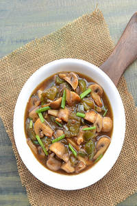 Mushroom Chilli Gravy
