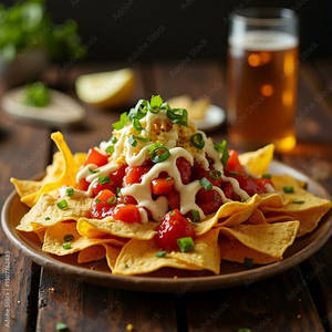 Cheese Coated Nachos