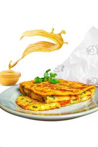 Cheese Bread Omelet
