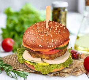Veg Supreme Overloaded Burger