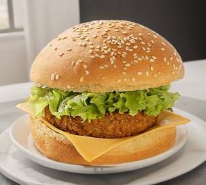 Jain paneer burger