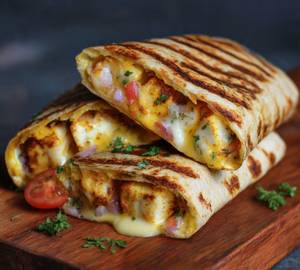 Cheese Paneer Grilled Wrap