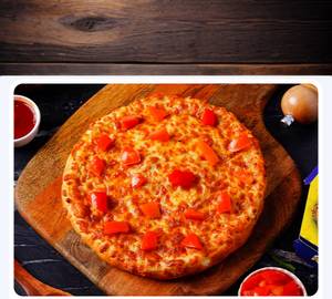 Paneer & tomato pizza