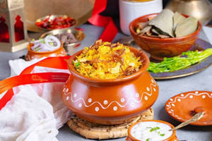 Matka Paneer Dum Biryani