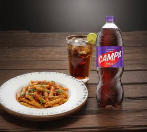 Special Veg Masala Pasta+cold drink