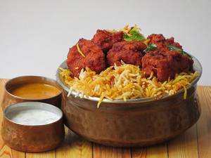 Chicken Kabab Biryani