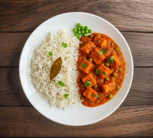 Matar Paneer Chawal