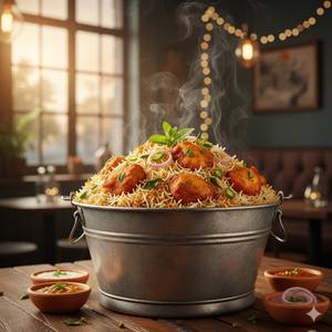 Bucket Special 65 biriyani