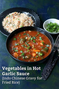 Exotic Vegetables In Hot Garlic Sauce