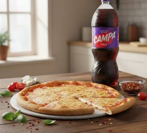 Cheese pizza+cold drink