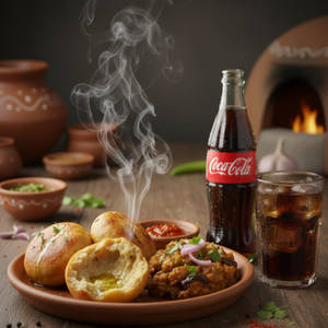 Sattu Bati And Chicken Curry