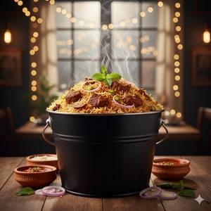 Bucket Beef Biriyani