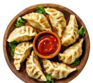 Steam Chicken Peri Peri momos (5pcs)