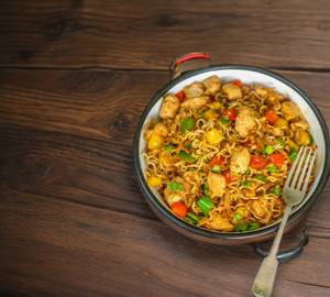 Egg Chicken masala Maggi