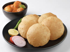 Bedmi Poori + Aaloo Sabji