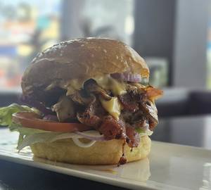 Bacon Swiss Cheese Burger