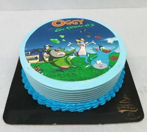 Oggy Chocolate Poster Cake