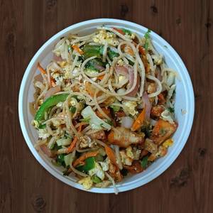 Double egg chicken noodles