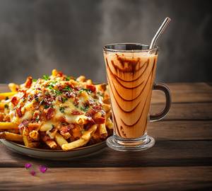 Munchiqs Signature Fries With Cold Coffee