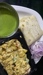 Malai Chaap(half)+3 Rumali Roti