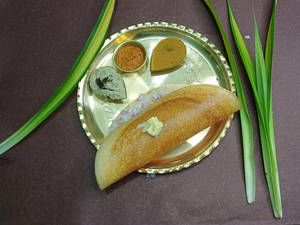 Onion Ghee Podi Dosa