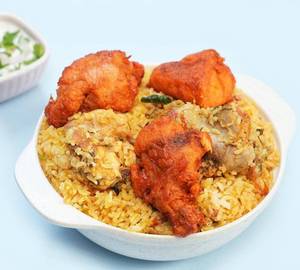 Chicken kebab biryani