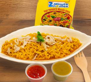 Ultimate Hot Red Spicy Veg Masala Maggi Delight