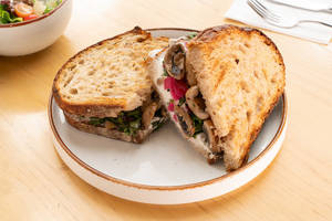 Mushroom Goat Cheese Sandwich
