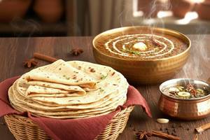 Rumali Roti 2pc + Dal Makhani + Salad