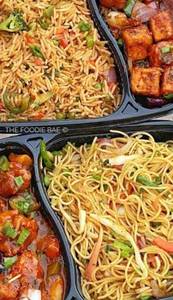 Fried rice + noodles